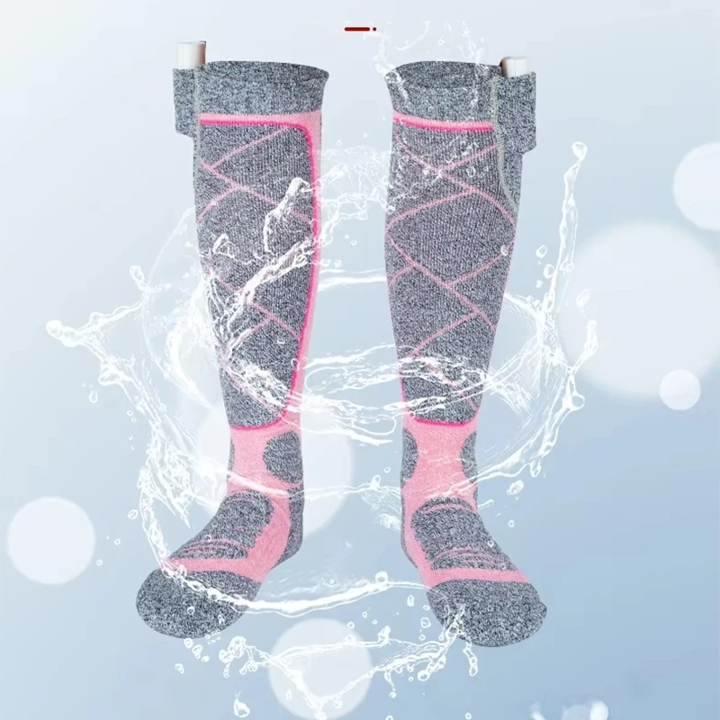 USB Rechargeable Heated Socks for Men/Women Electric Foot Warmers Thermal Winter Socks for Skiing Hunting Hiking Outdoor - Image 2