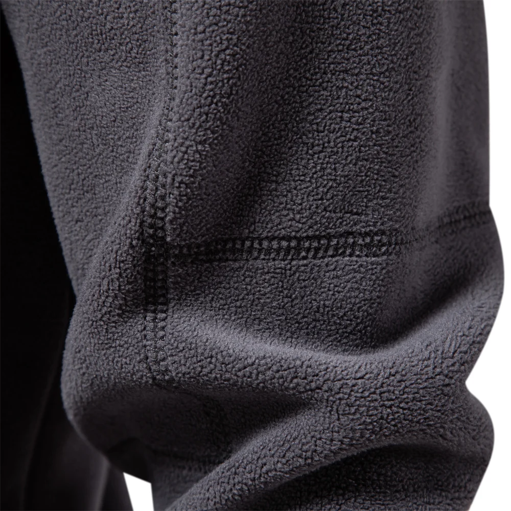 AIOPESON Brand Quality Thicken Warm Fleece Jacket for Men Zipper Neck Pullover Men's Sweatshirt Soft Shell Mens Jacket - Image 6