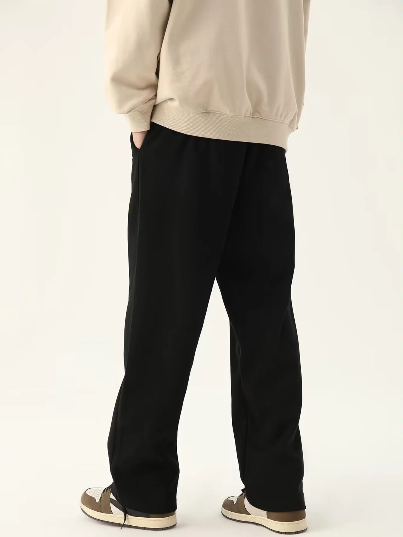 Men's jogging pants baggy pants neutral breathable baggy outdoor pants fashion design jogging pants 2024 new sweatpants - Image 4