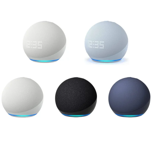 Original Alexa Echo Dot 5th Generation Smart Mini Wifi Home BT Alexa Speaker Horn with Sound Control Voice Assistant and Clock - Image 3