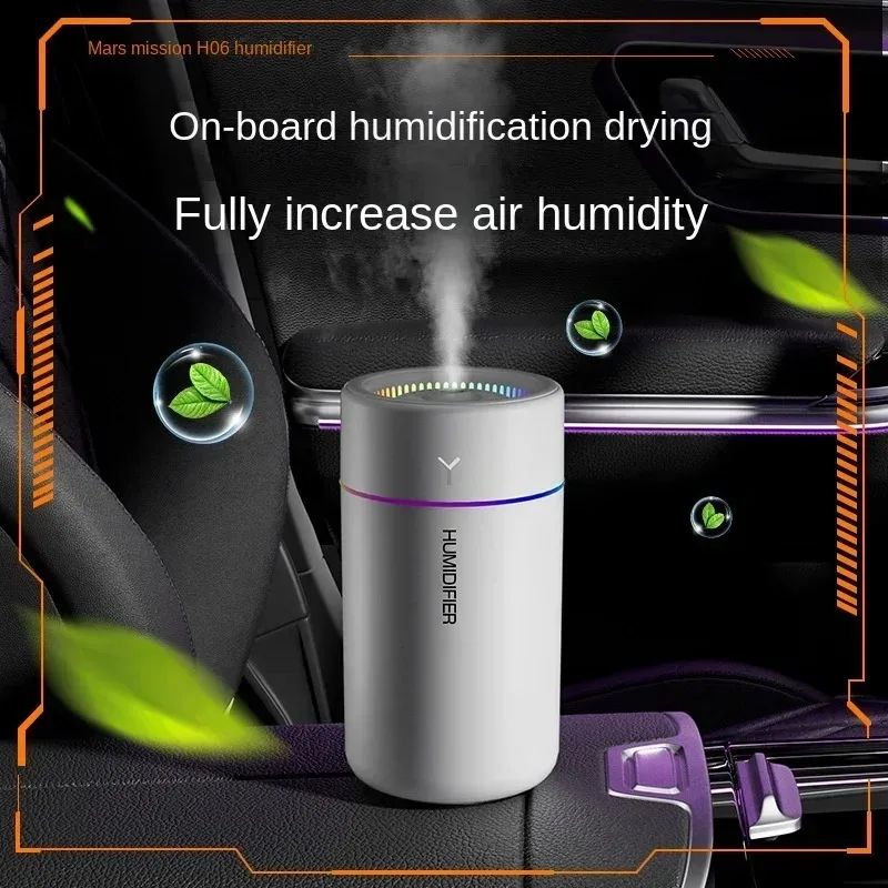 Car Air Humidifier 280ML Large Fog Volume Colorful Light Silent Aroma Diffuser Essential Oils Aromatherapy for Home Bedroom - Image 3