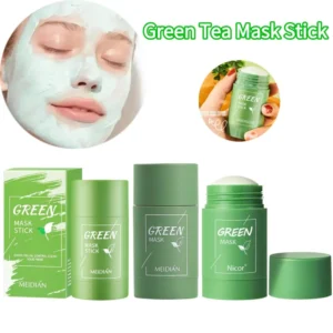Green Tea Mask Stick Purifying Clay Oil Control Cleansing Mask Smear Acne Moisturizing Deep Cleansing Mask Skincare