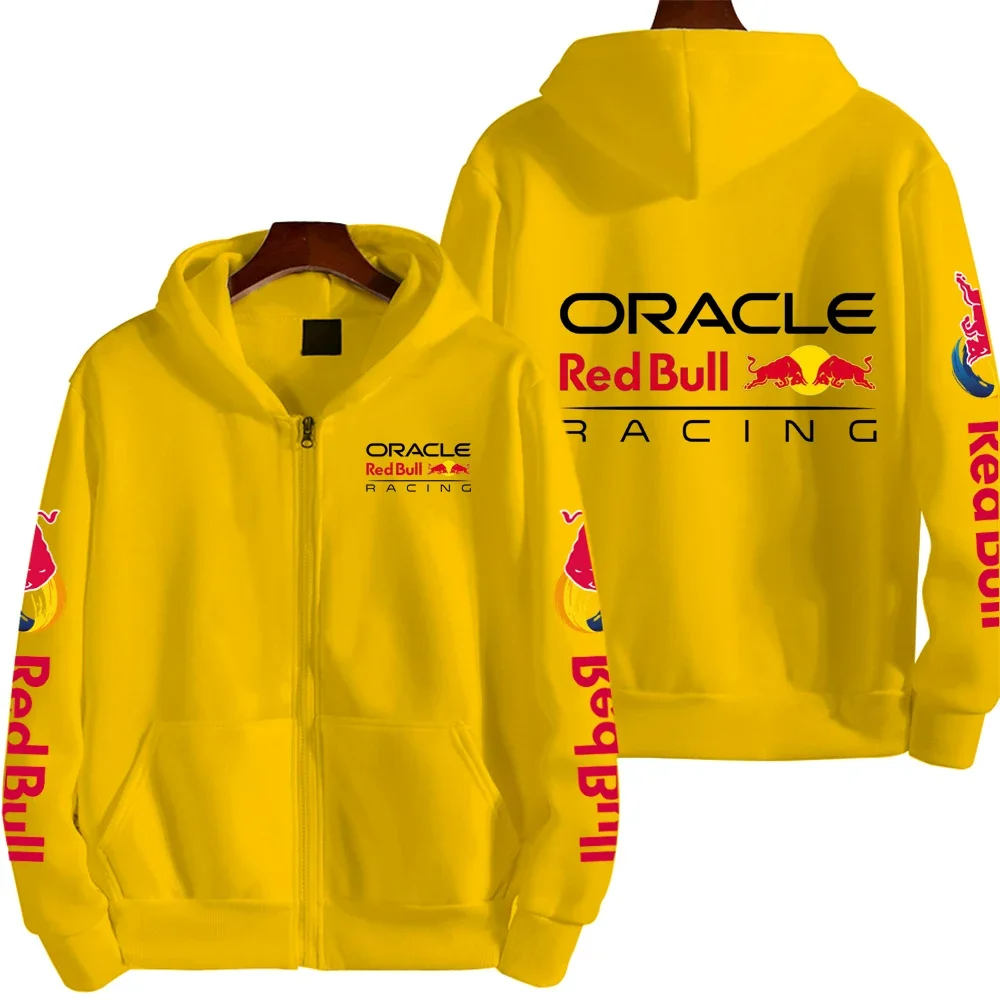 Luxury Brand Red Bull Couple Zipper Hooded Sweatshirt Men's Autumn and Winter Jacket Hoodie Outdoor Racing Extreme Sportswear - Image 5