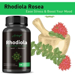 Rhodiola Rosea Supplements - Relieve Stress, Improve Mood, Increase Focus and Energy Supplement