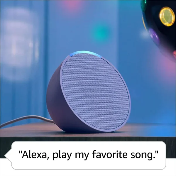 Original Alexa Echo Dot 5th Generation Smart Mini Wifi Home BT Alexa Speaker Horn with Sound Control Voice Assistant and Clock - Image 5