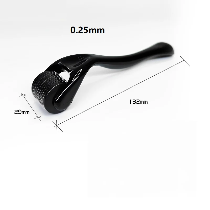 Derma Roller for Facial Body Hair Growth,540 Needles, Micro Face Roll Tool, Skin Beard, 0.2mm, 0.25mm, 0.3mm - Image 2