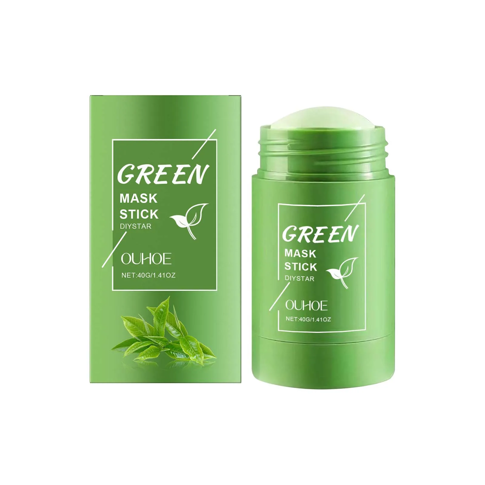 Green Clay Mask Stick – Deep Cleansing for Oily & Acne-Prone Skin – 40g/1.41oz