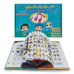 Arabic English E-book with Audio Reading Tips Suitable Gifts for Babies Aged 2-6, Puzzle Learning Toys, Children's Reading Tips