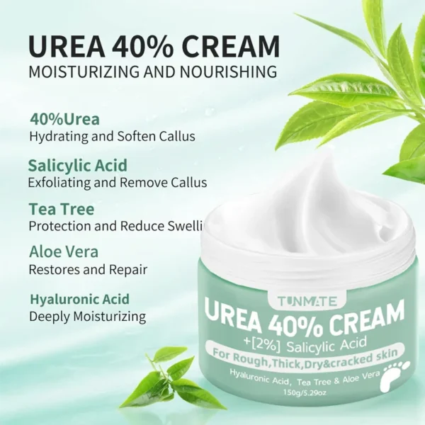 UREA 40% CREAM Moisturizing Firming Body Care Hydrate Brighten 2% Salicylic Acid Body Lotion Removing Chicken Skin Soften - Image 3