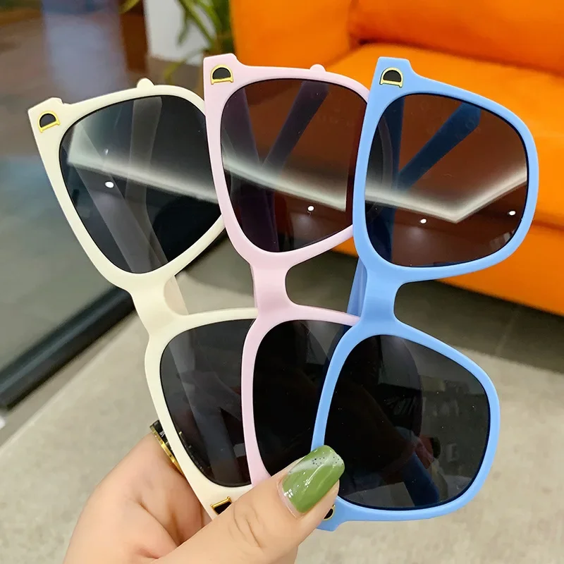 Children's Sunglasses UV Protection Baby Girls Sunglasses Trendy Kids Sunscreen Eyewear Korean Style Female Children's Glasses - Image 3