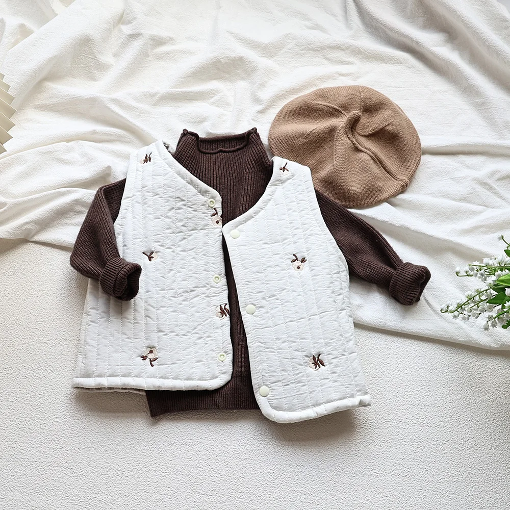 MILANCEL Autumn New Kids Sweaters Turtleneck Boys Pullover Boys Knitwear Girls Base Sweater - Image 6