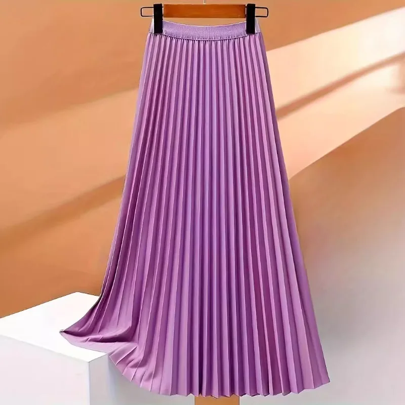 Fashion Elegant Pleated Skirt for Women Faldas Vintage Saias Party Goth Skirts Ropa Mujer Casual Jupe Femme Harajuku Streetwear - Image 2