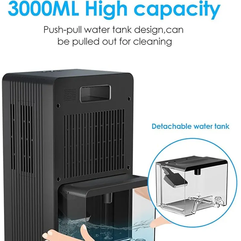 Electric Air Dehumidifier Compressor Home DehumidifierFor Bathroom Basement Air Dryer For Indoor Moisture Absorber Machine EU/US - Image 4