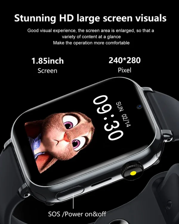 2025 New Kids Smart 4G Call Phone smartwatch Children Monitor Boy Girls GPS WIFI LBS track SOS Child Watch For children's gifts - Image 4