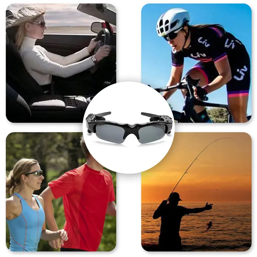 5.0 Smart Bluetooth Audio Glasses Outdoor Sports Cycling Surround Sound Headphones Listen To Music Call Polarized Sunglasses - Image 4