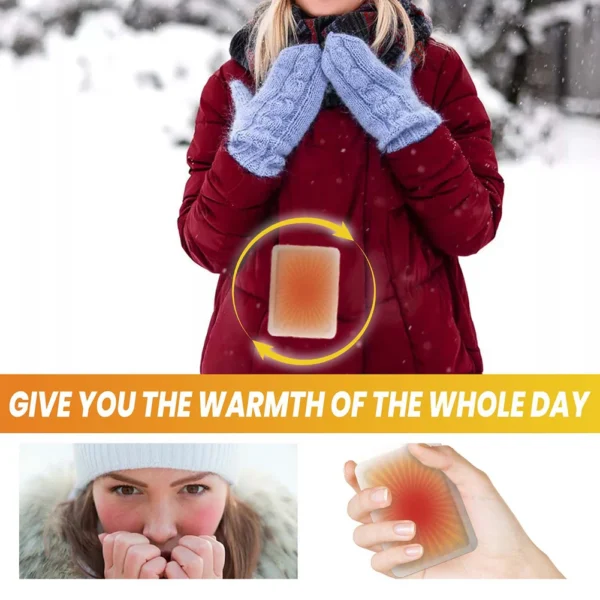 10pcs/bag Universal Body Warmer Stickers Disposable Hand Warmer Patch Relieve Fatigue Discomfort Feet Warm Paste Outdoor Tools - Image 4