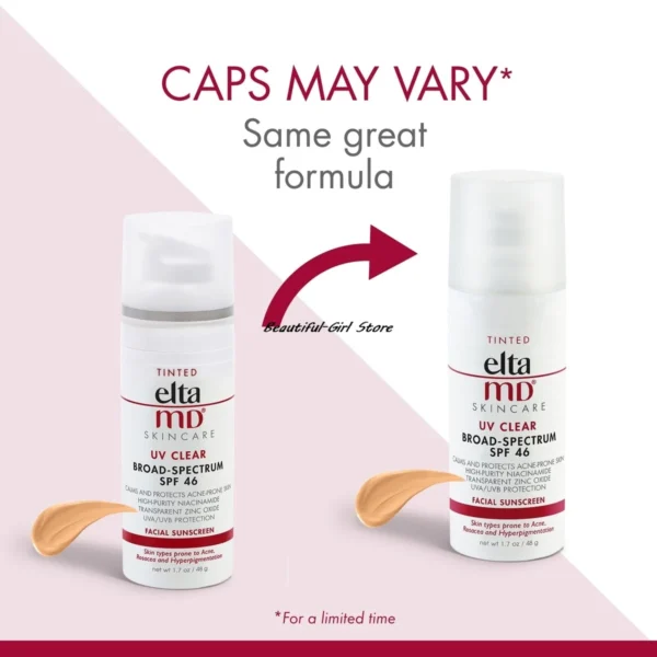 EltaMD UV Daily Tinted Sunscreen with Zinc Oxide Protects and Calms Sensitive Skin and Acne-Prone Skin SPF46 Oil Free - Image 4