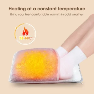 Winter Universal Electric Foot Heating Pad USB Charging Washable Household Foot Warmer Heater Soft Plush Foot Warming Mat 29cm