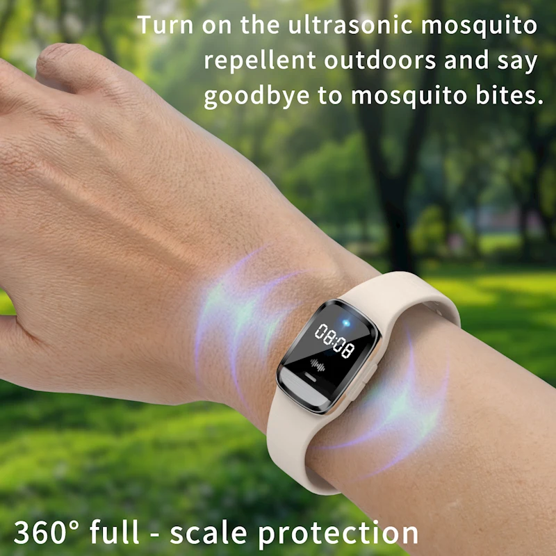Ultrasonic High-Tech Mosquitoes Repeller Bracelet Wristband Indoor Outdoor 3 Gear Bracelet Anti Mosquitoes Bite Wristband - Image 4
