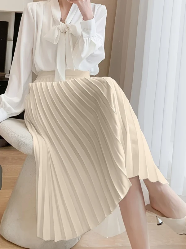 Fashion Elegant Pleated Skirt for Women Faldas Vintage Saias Party Goth Skirts Ropa Mujer Casual Jupe Femme Harajuku Streetwear - Image 4