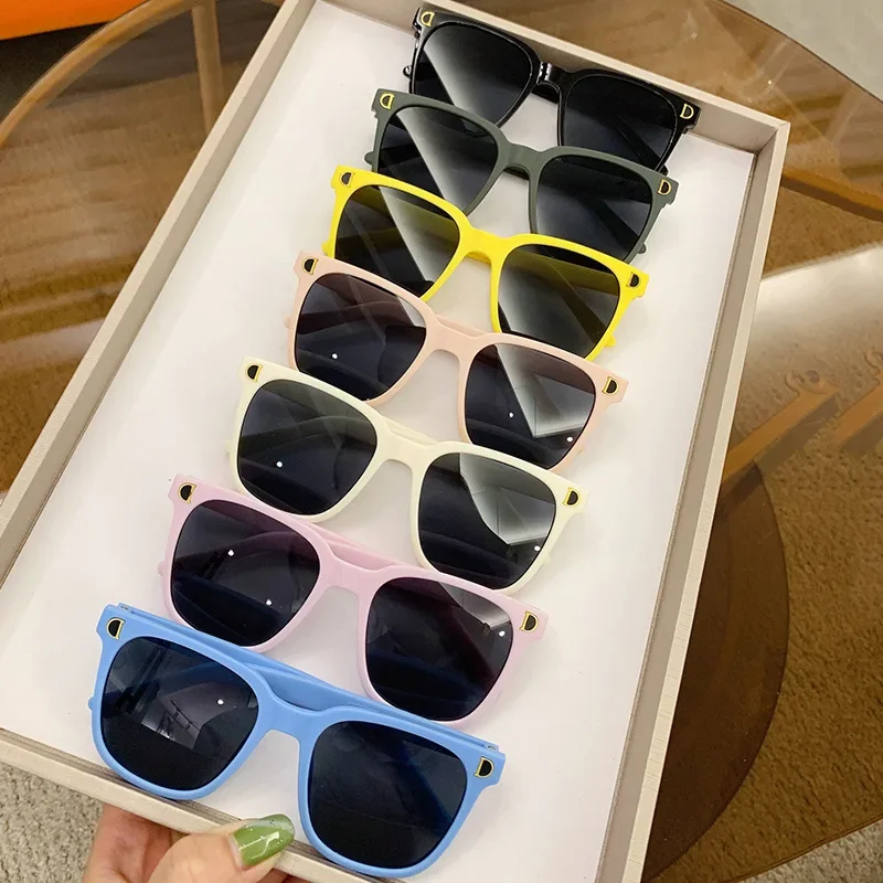 Children's Sunglasses UV Protection Baby Girls Sunglasses Trendy Kids Sunscreen Eyewear Korean Style Female Children's Glasses - Image 4