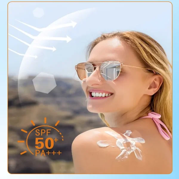 SADOER Spf 50+ Sunscreen for Face Protector Solar Skincare Dual Tube Multi Effect PA+++ Facial Sunscreen Solar Blocker - Image 4