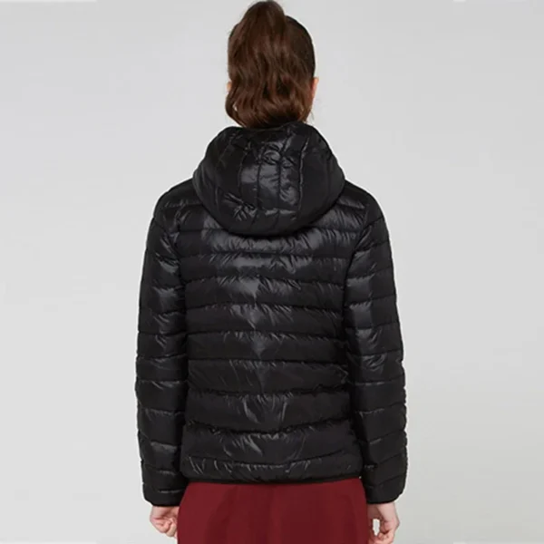 Women's Fashion Hooded Short Puffer Jackets 2025 New Spring Winter 90% White Duck Down Lightweight Packable female Warm Parka - Image 2