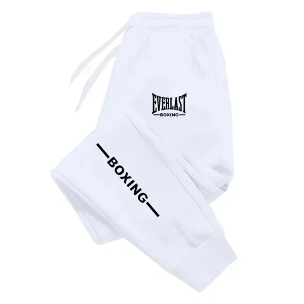 2025 Autumn Winter EVERLAST Printed Running Pants Men Women Outdoor Sports Fitness Pants Jogging Fleece Casual Sports Pants - Image 6