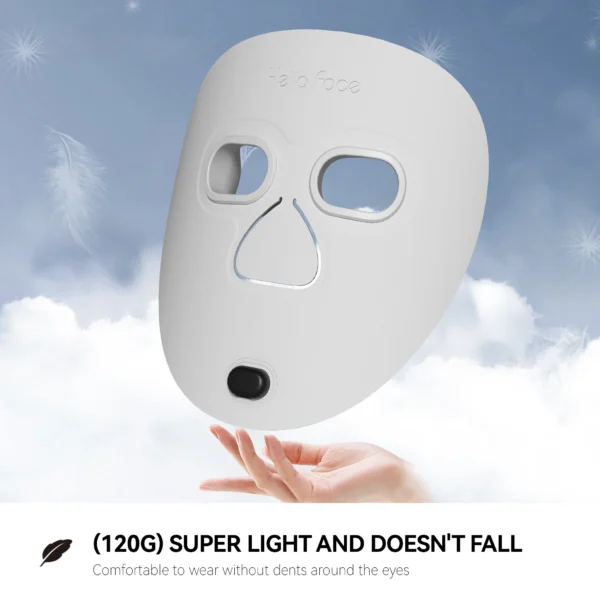 Hello Face 510K Wireless Near-Infrared and Red Light Therapy Facial Mask For Powerful Anti-ageing Professional Ultra-light Mask