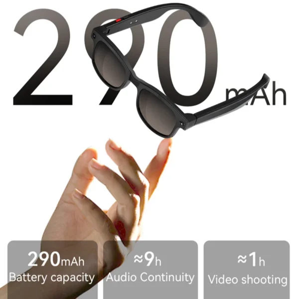 Xiaomi 6K AI Smart Glasses 800W Pixel Camera Bluetooth HD Call Voice Assistant Stereo Music Player Translate Photochromic Glasse - Image 6