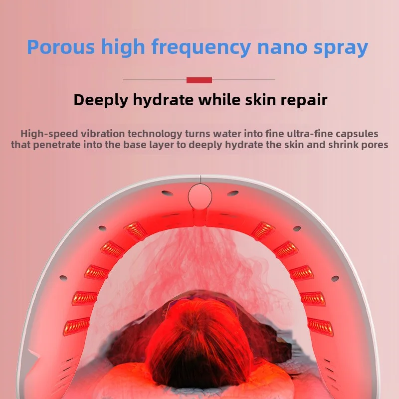 7 Colors LED Photon Machine With Nano Spray Face Body Mask Salon SPA Home Skin Rejuvenation Acne Skin Moisturizing Beauty Care - Image 6