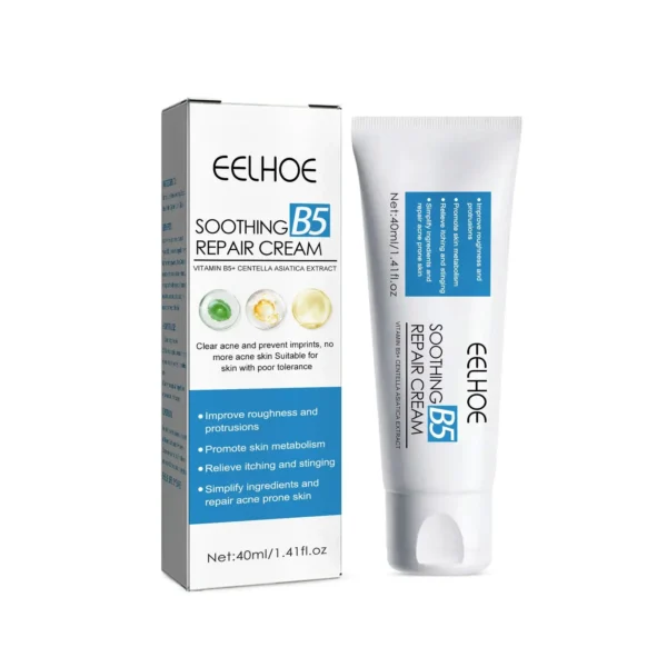 Cicaplast Repair Cream B5 40ml Moisturizer Repair Cream Soothes Redness Itching Nourishes Improve Repair Sunscreen Cream - Image 6