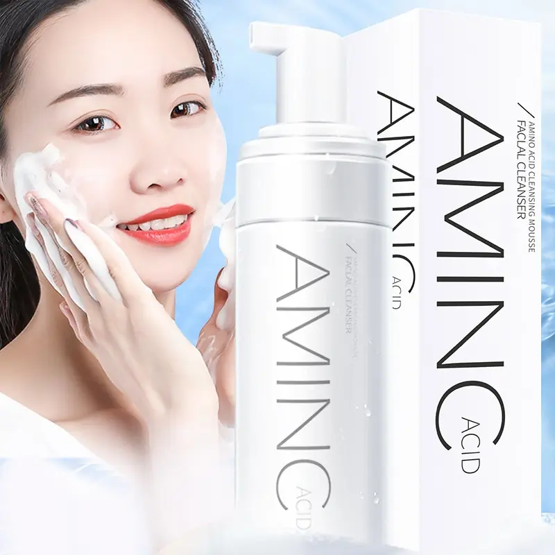 100/150ml Amino Acid Cleansing Mousse Oil Control Deep Cleaning Mites Removal Acne Moisturizing Face Cleanser Foam Brighten Skin - Image 2
