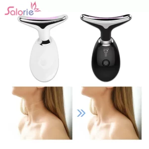 Microcurrent Face Neck Lifting Massager LED Photon Therapy Skin Tighten Massage Reduce Double Chin Anti Wrinkle Beauty Device