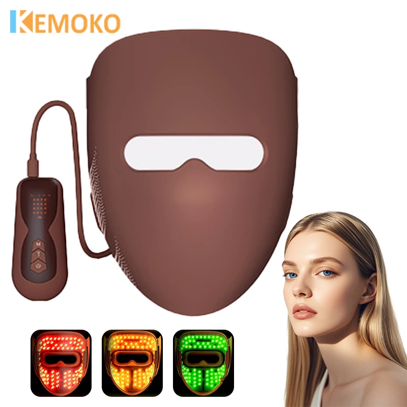 Facial LED Mask 320 LED Red Blue Light Therapy Mask Skin Rejuvenation Anti Acne Wrinkle Face Lifting Firm Face Care Beauty Care