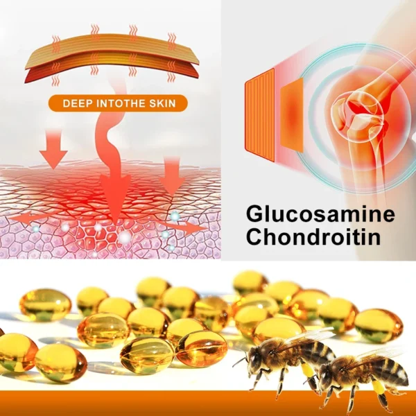 Glucosamine 1500 mg Chondroitin 1200 mg Extra Strength Capsules Joint Support Antioxidant Immune Support Supplement for Adults - Image 6