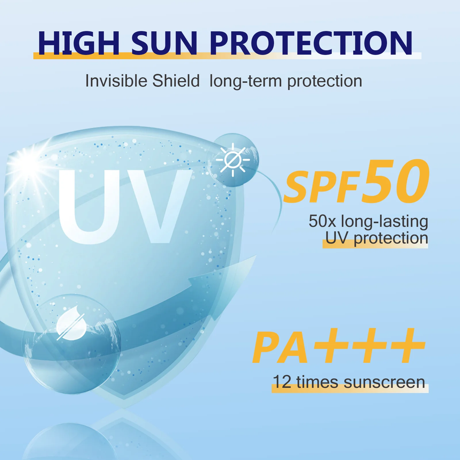 Hydrocoaculation Fair Whitening Sunscreen SPF50+ PA+++ 50ml - Moisturizing, Waterproof & Non-Sticky UV Shield - Image 4