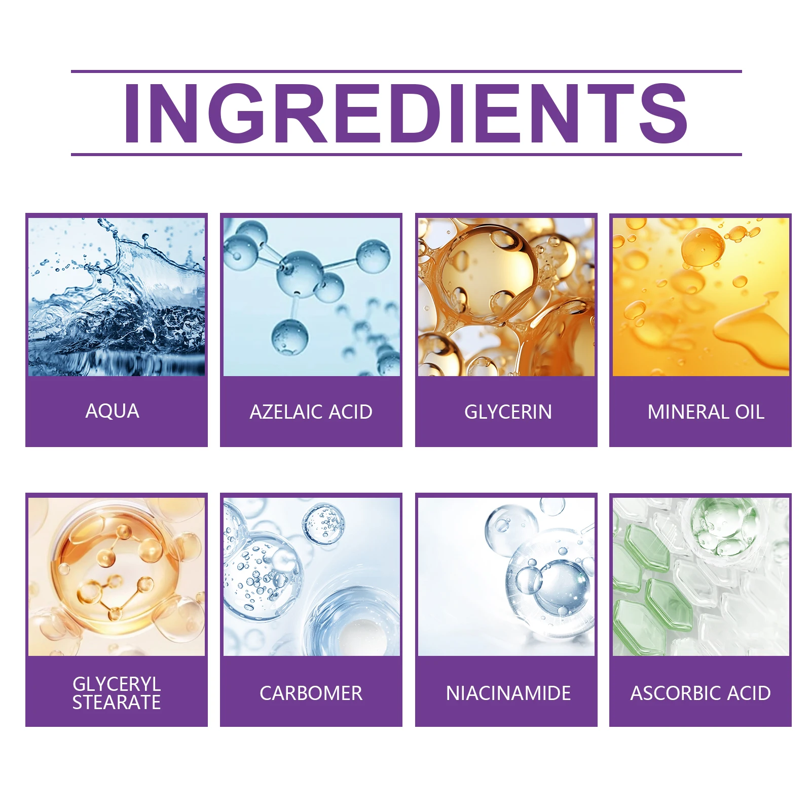 Azelaic Acid Face Care Cream Repair Acne Pores Reshape Smooth Skin Facial Massage Cream Long-lasting Keep Fresh Clean Cream - Image 5