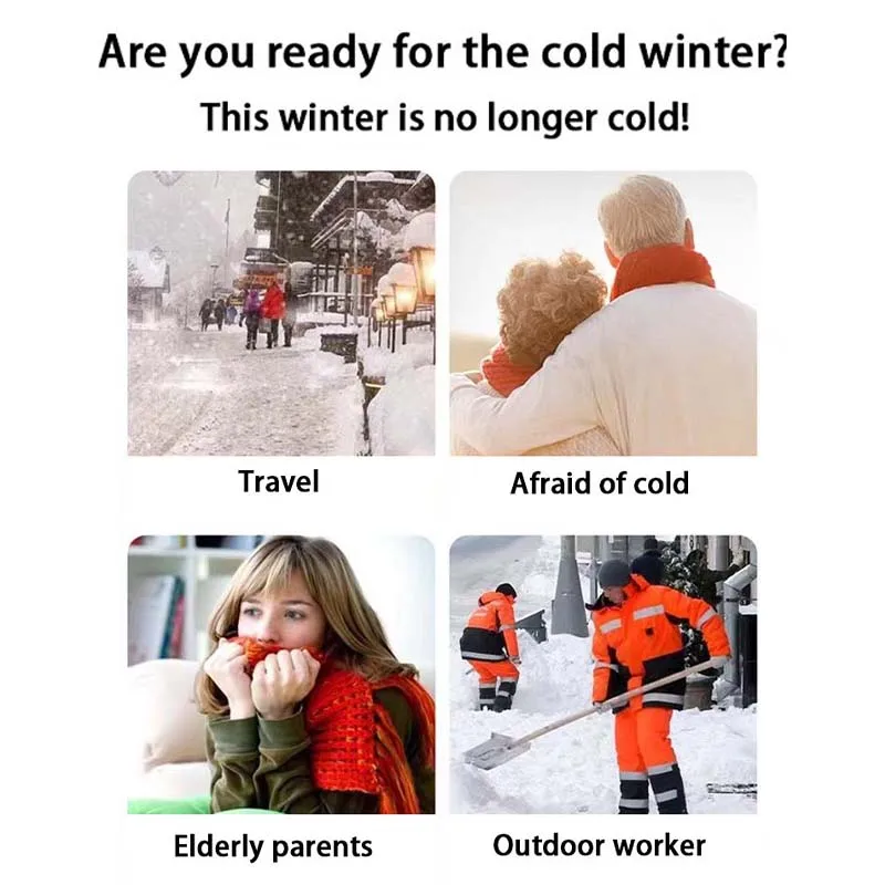 Winter Men's Heating Jacket 8 Area USB Electric Heated Coat Washable Self Heating Hooded Coat Outdoor Camping Sport Thermal Coat - Image 9