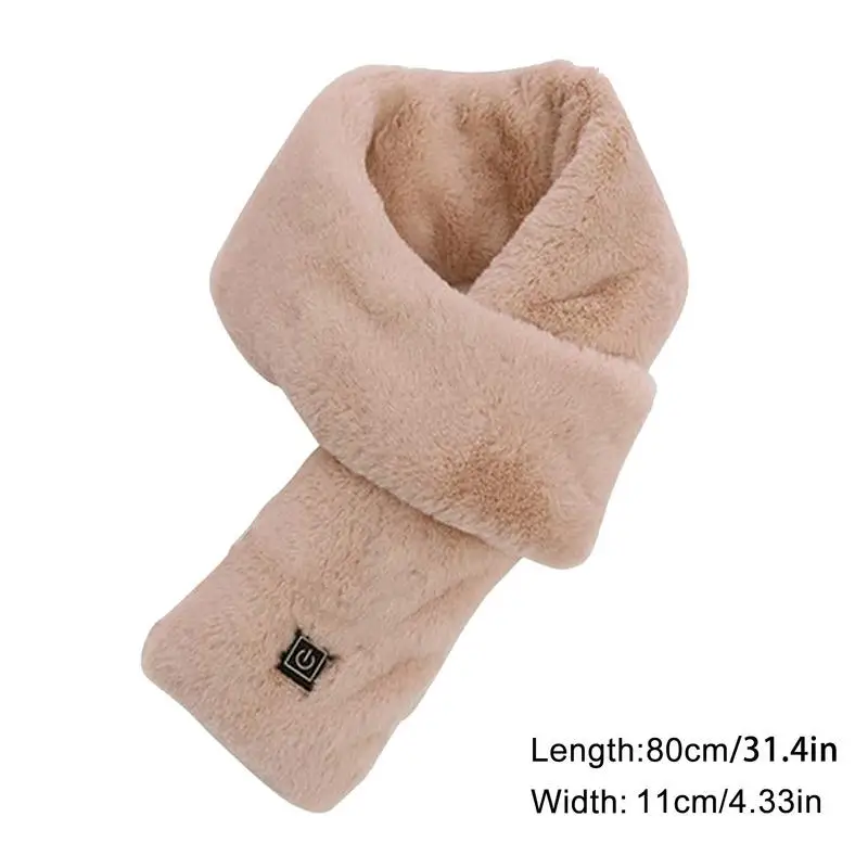 Outdoor Warm Electric Heating Scarf Heating Pads 3 Gear USB Rechargeable Soft HeatingThermal Shawl Neck Brace Warm Bib - Image 6