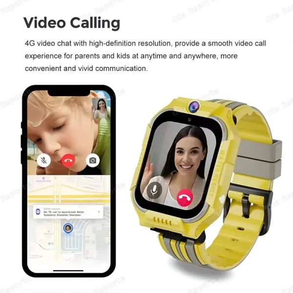 New 5G Smart Watch Kids GPS WIFI Video Call SOS Waterproof Child Smartwatch HD Camera Monitor Tracker SmartWatch For Android IOS - Image 4