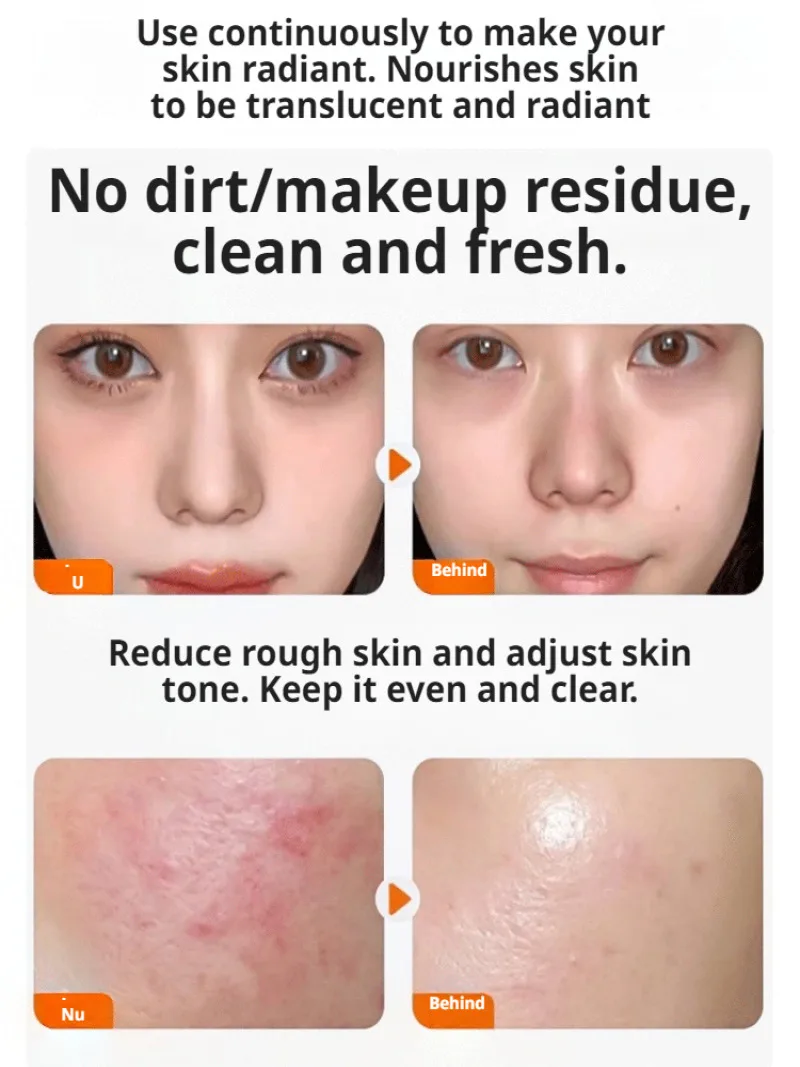 Niacinamide Whitening Facial Cleanser Shrink Pores Deep Cleaning Brightening Cleanser Oil Control Hydrating Face Wash Cleanser - Image 4