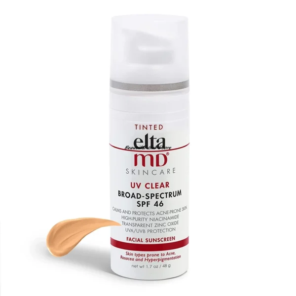 EltaMD UV Daily Tinted Sunscreen with Zinc Oxide Protects and Calms Sensitive Skin and Acne-Prone Skin SPF46 Oil Free - Image 2