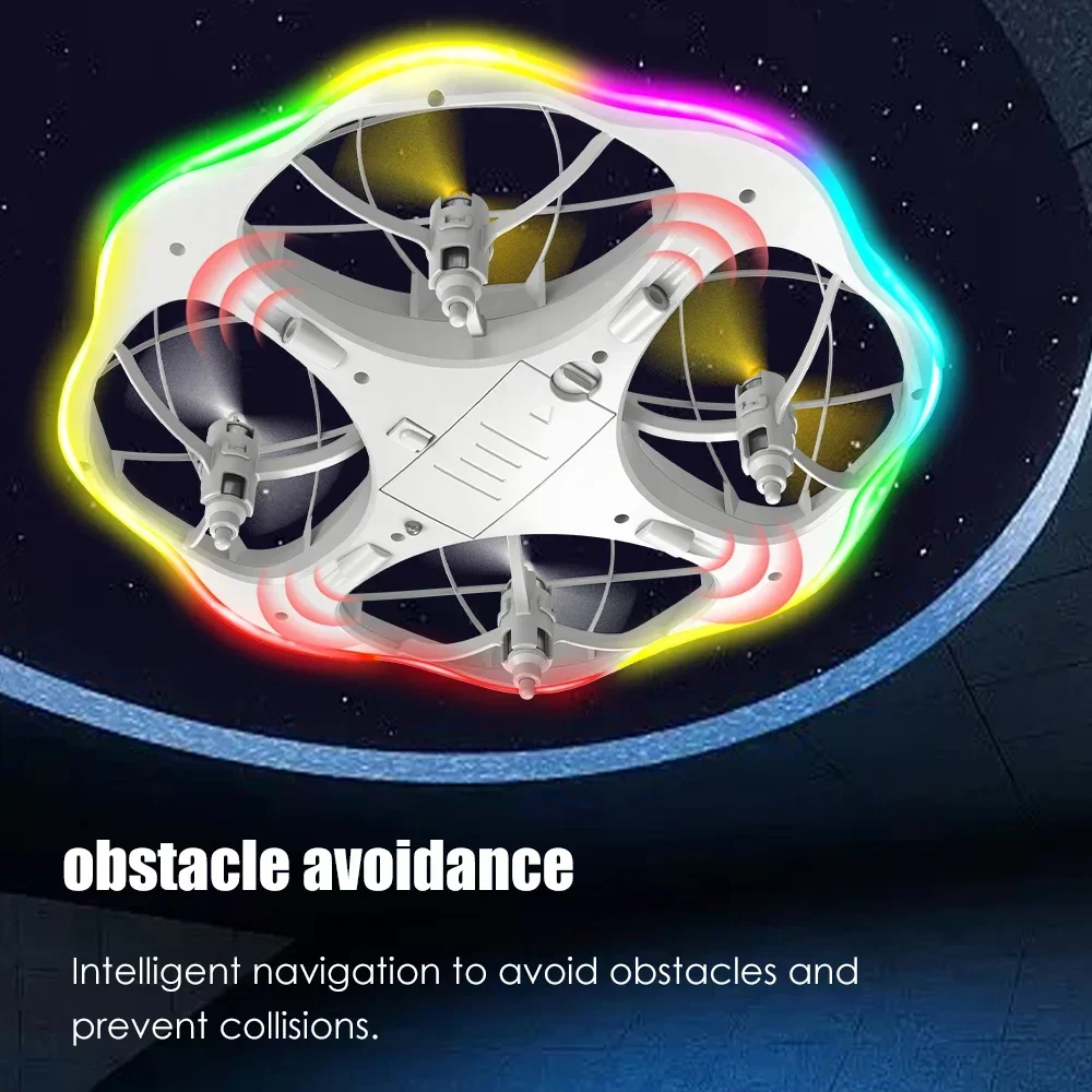 H158 Mini UFO Drone with Remote & Watch Dual Control | 4-Axis Quadcopter Obstacle Avoidance Kids Toy - Image 5