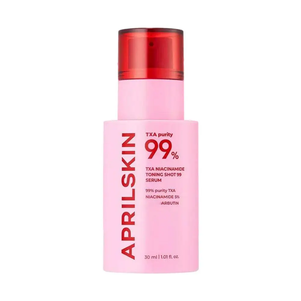 APRILSKIN TXA Niacinamide Toning Shot 99 Serum Brighten Skin Tone Improves Dullness Fast-Absorbing Facial Care Essence 30ml - Image 6