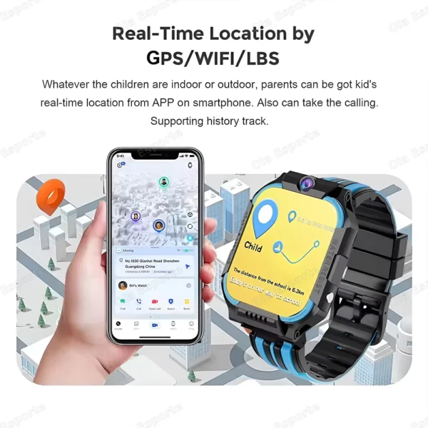New 5G Smart Watch Kids GPS WIFI Video Call SOS Waterproof Child Smartwatch HD Camera Monitor Tracker SmartWatch For Android IOS - Image 5
