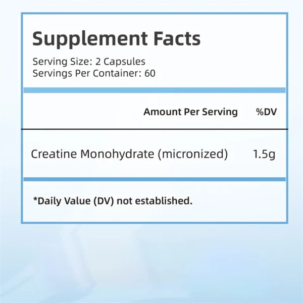 Creatine Monohydrate - Increase Muscle Strength and Improve Athletic Performance - Image 2
