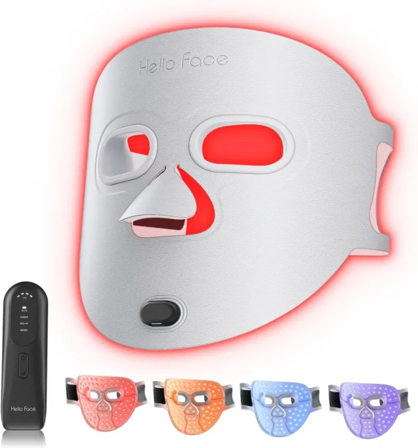 Hello Face 510K Wireless Near-Infrared and Red Light Therapy Facial Mask For Powerful Anti-ageing Professional Ultra-light Mask - Image 2