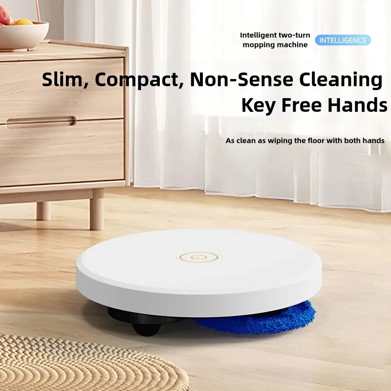 4000Pa Smart Sweeping Robot Double-turn Silent Vacuum Cleaner Sweep Mop Brush 3-in-1 Multi-function Home Cleaning Machine - Image 2