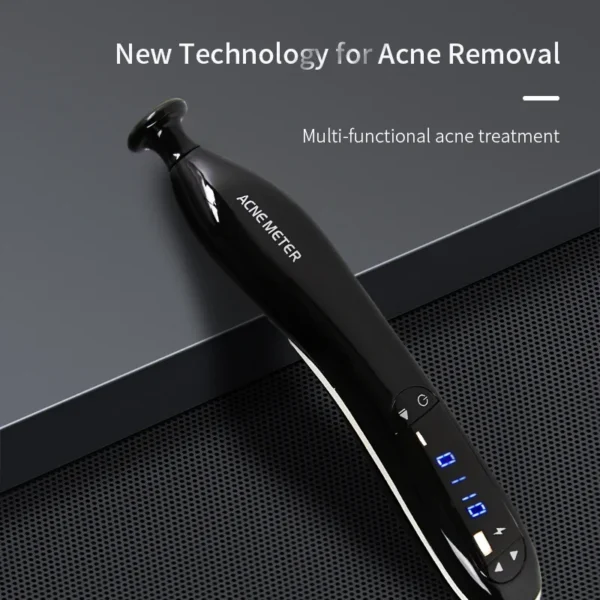 Blue Light Plasma Facial Pen 5 Levels Acne Scar Removal Skin Tightening Pore Minimizer Ozone Therapy Tool - Image 2